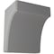 Ekena Millwork 5 1/4"W x 4"D x 6"H Clarksville Wood Vintage Decor Bracket, Pebble Grey BKTWD05X04X06CVPG - alternate 1